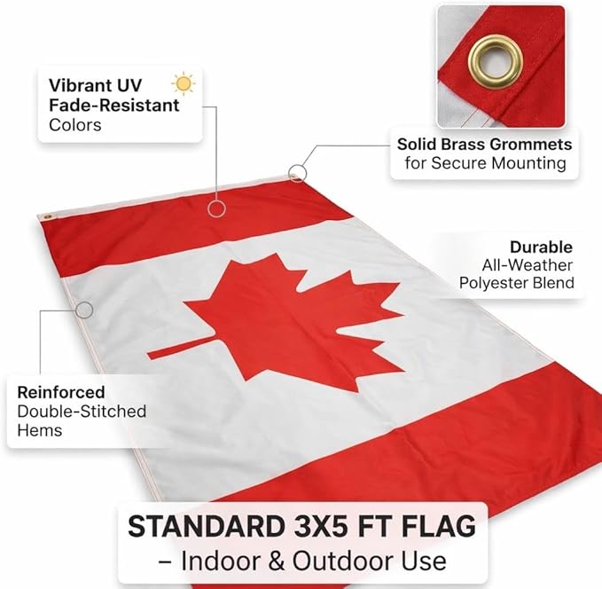 Maison Merch Canada Supporter Flag - Image 4
